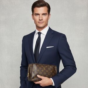 Luxury Brown Monogram Men's Bag